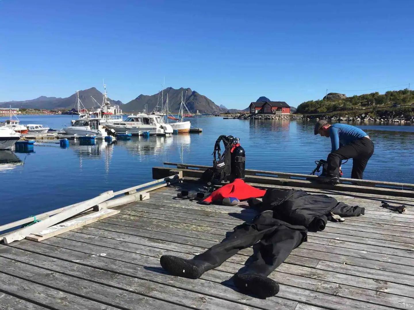 Real Fisherman'S Cabins In Ballstad, Lofoten Bagian luar foto